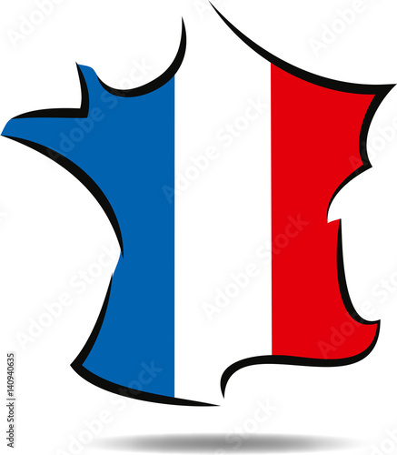 carte de france, picto de la france