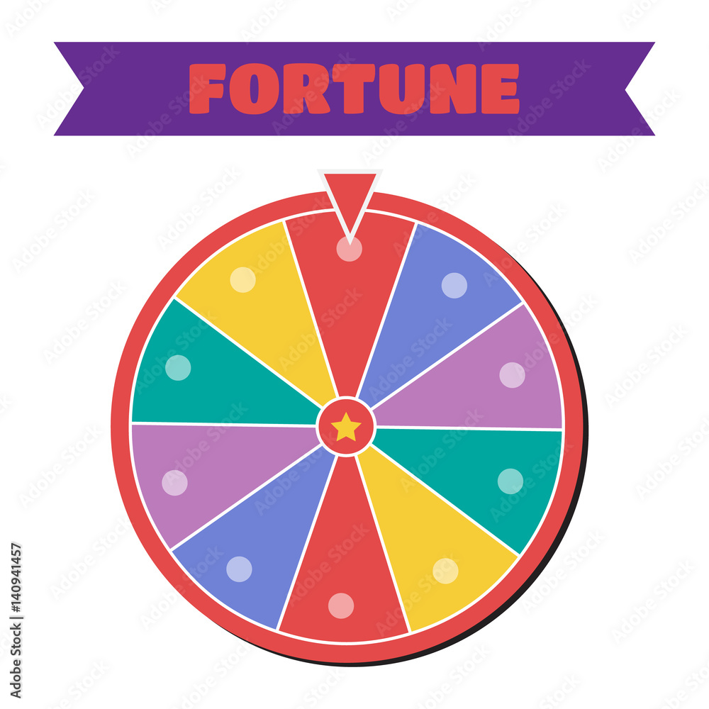 Wheel of fortune illustration. Wheel of fortune logo Wheel of fortune illustration. Wheel of fortune logo