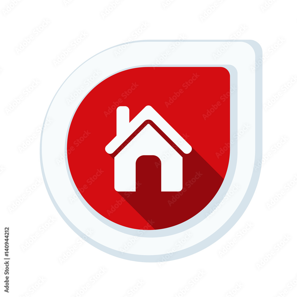 Home button icon illustration Home button icon illustration
