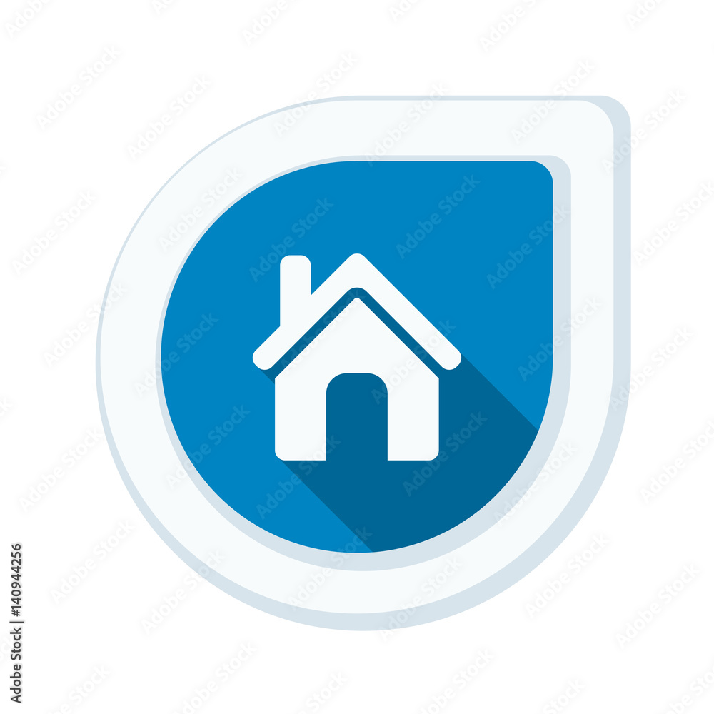 Home button icon illustration Home button icon illustration