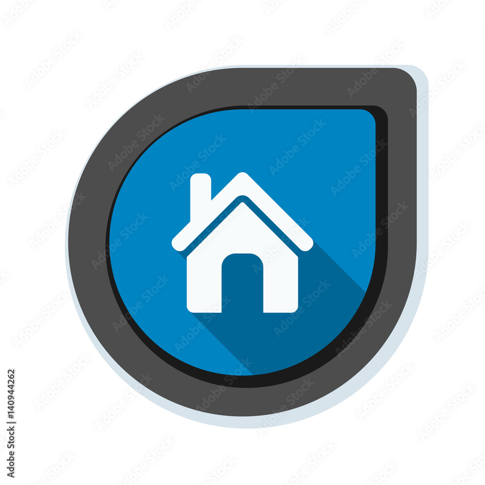 Home button icon illustration Home button icon illustration