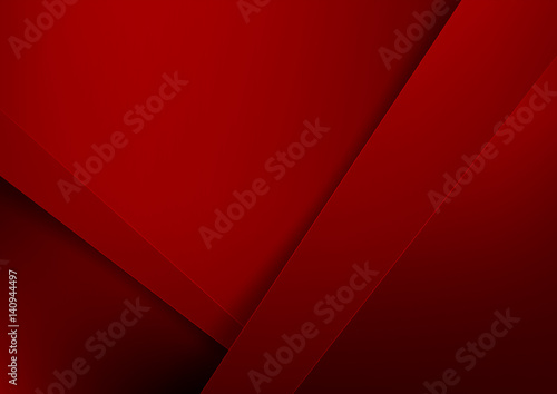 Abstract background basic geometry red layered and overlap and shadow element  vector illustration eps10 007