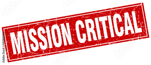 mission critical square stamp
