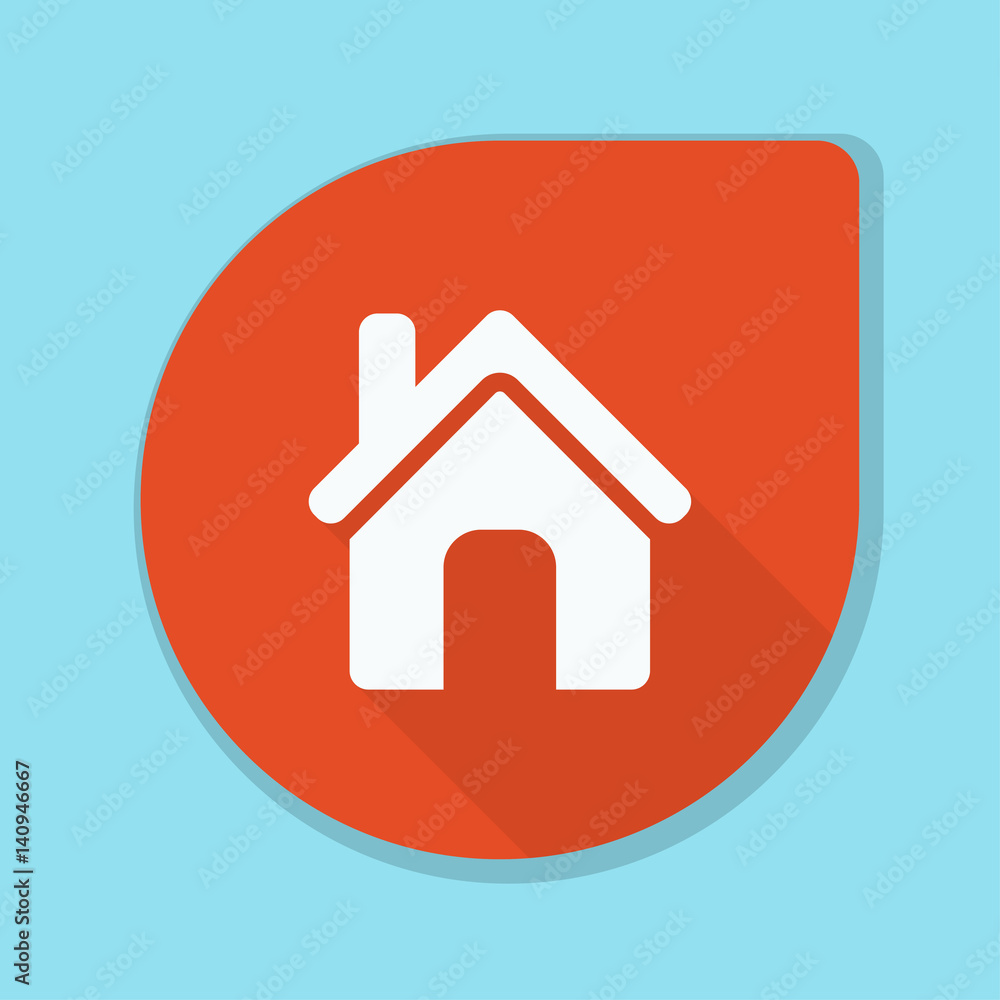 Home button icon illustration Home button icon illustration