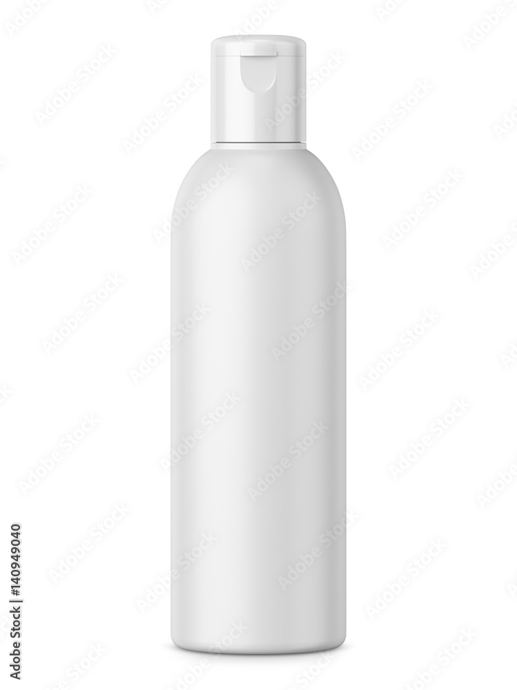 White cosmetic bottle White cosmetic bottle