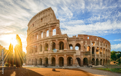 Colosseum at sunrise, Rome