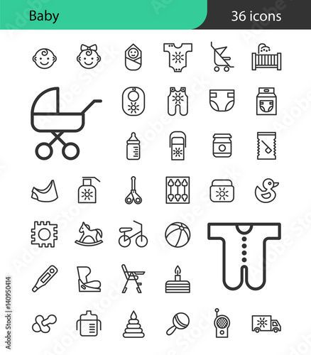 Baby icons