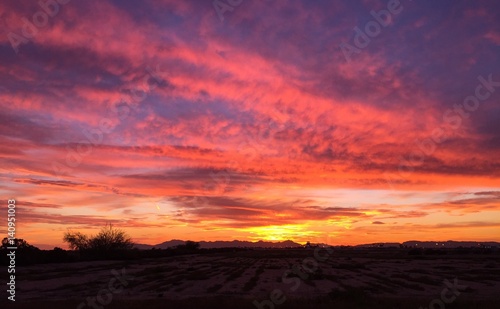 Arizona sunset sky