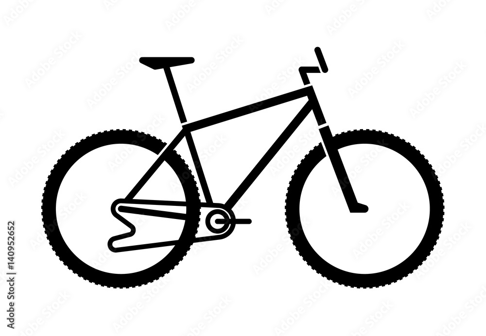 29er mountain bike icon vector de Stock Adobe Stock