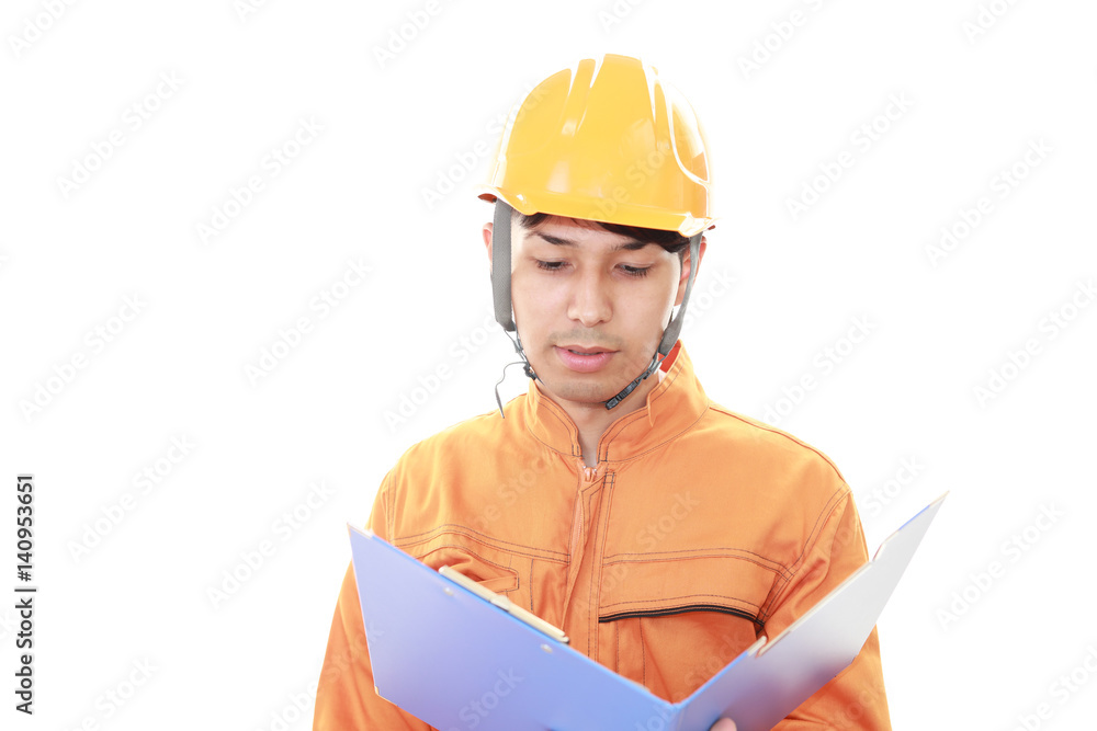 笑顔の労働者
笑顔の労働者