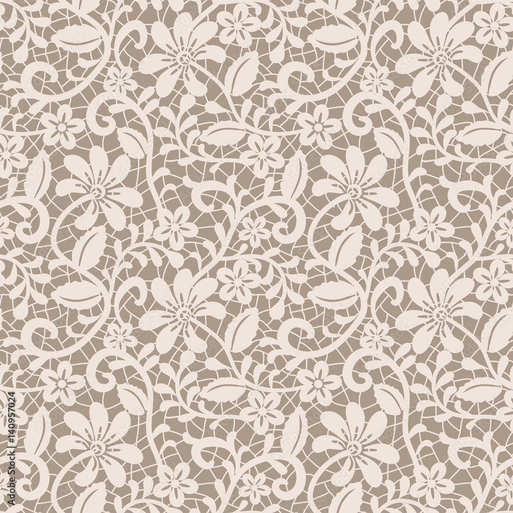 Seamless white lace Seamless white lace