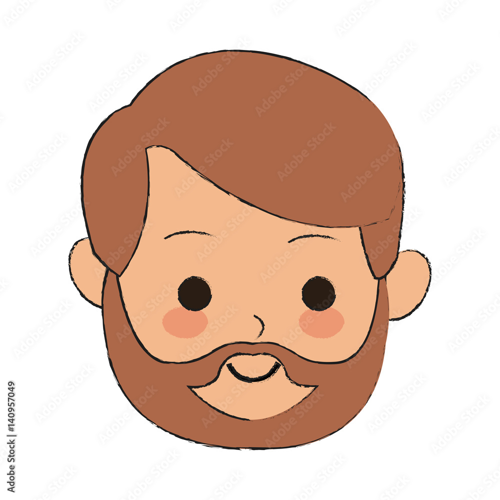 man cartoon icon over white background. colorful design. vector illustration man cartoon icon over white background. colorful design. vector illustration