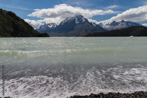Glacier Grey Lake in Torres Del Paine National Park, Patagonia, Chile