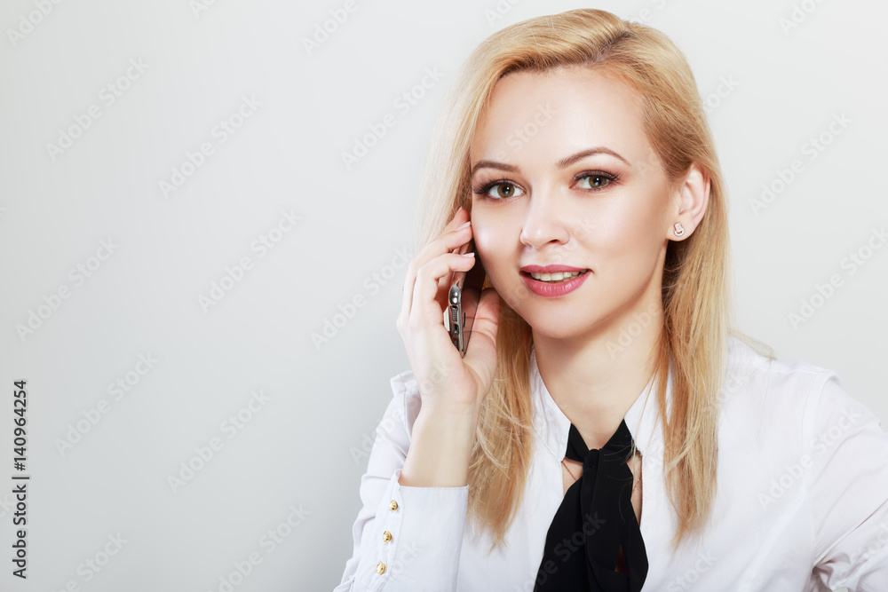 talking on the mobile phone talking on the mobile phone