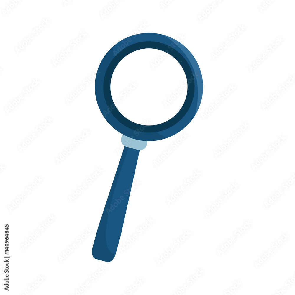 magnifying glass icon over white background. vector illustration magnifying glass icon over white background. vector illustration