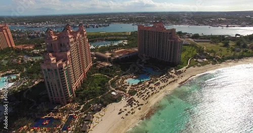 Aerial View of Bahamas Resorts