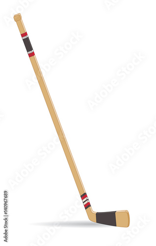 hockey stick isolated on a white background