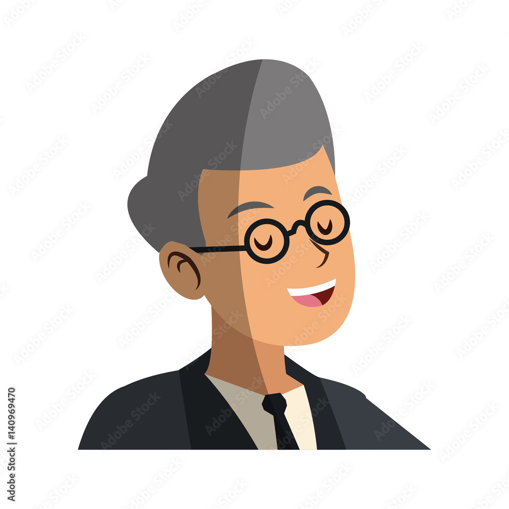 businessman cartoon icon over white background. colorful design. vector illustration businessman cartoon icon over white background. colorful design. vector illustration