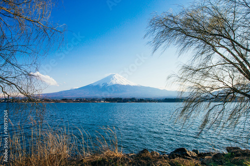 mt.Fuji in kawaguchiko lake Kawaguchiko lake of Japan Mount Fuji  Kawaguchi Lake  Japan.
