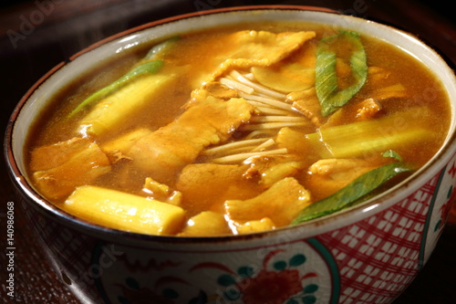 カレー南蛮そば Japanese Soba noodles