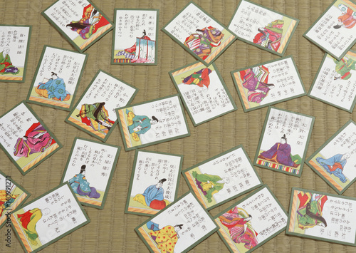 Play cards of the one hundred poets