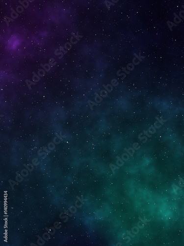 Space background. 3D rendering © Roman King
