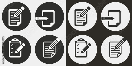 Notepad icon set.