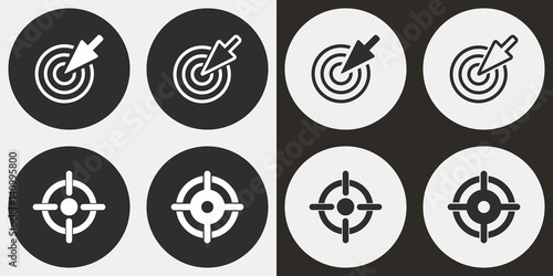 Target icon set.