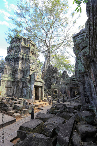 The ancient architecture of Angkor Wat, Cambodia