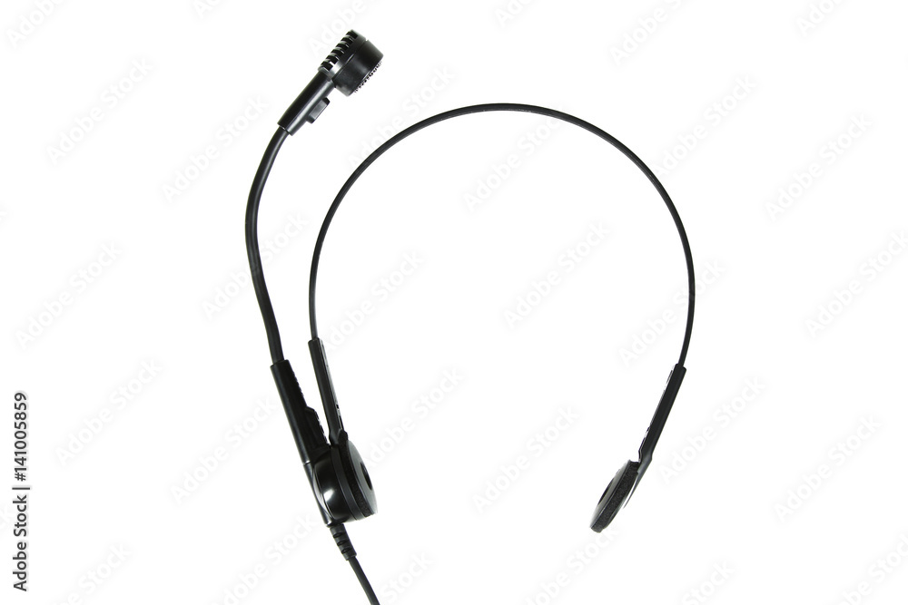 Obraz premium Headphones with microphone