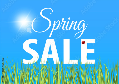 Spring sale banner