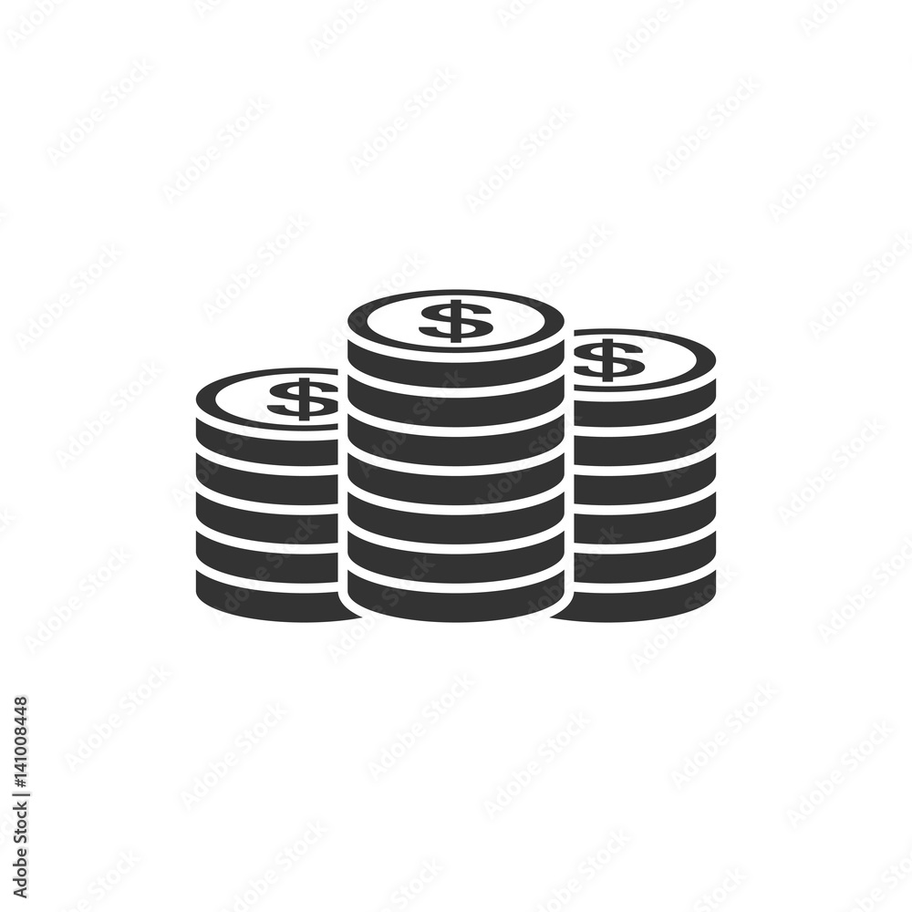 Pile of coins icon Pile of coins icon