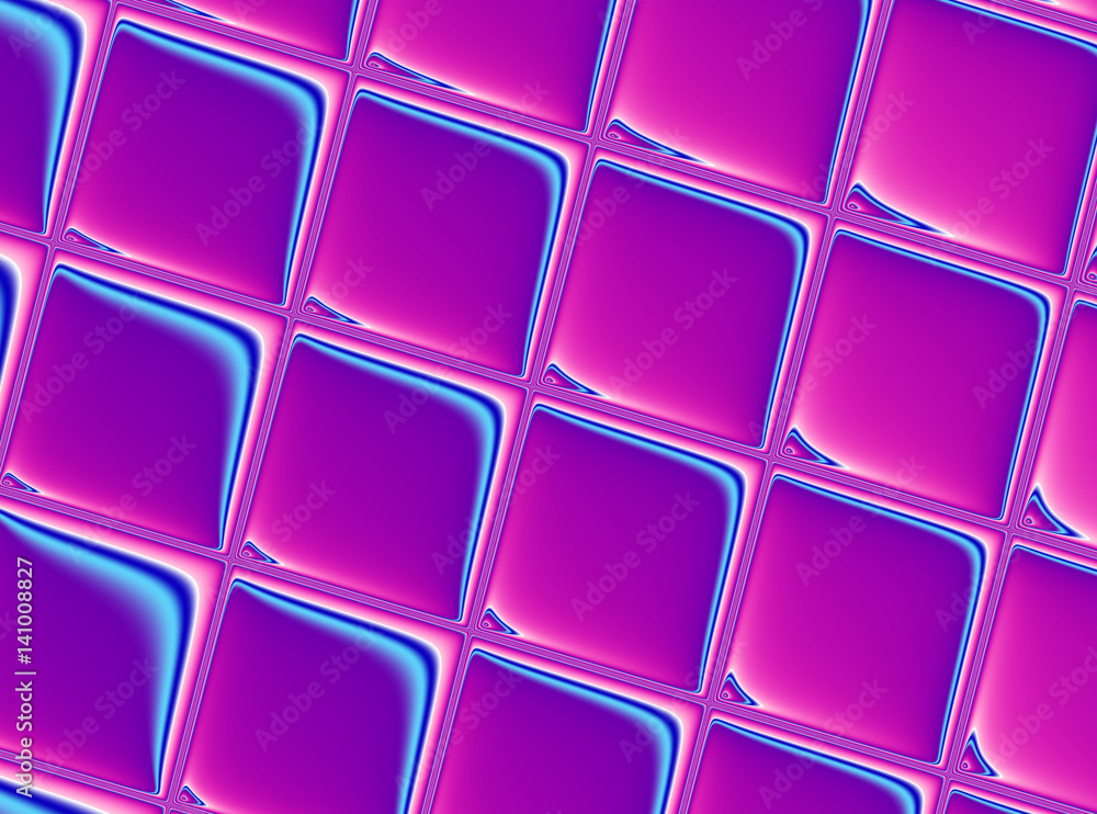 Magenta, purple and blue abstract fractal background with square pattern with a spatial feel. For layouts, web design, skins, leaflets, pamphlets, book covers, banners, PC desktop or phone backdrop. Magenta, purple and blue abstract fractal background with square pattern with a spatial feel. For layouts, web design, skins, leaflets, pamphlets, book covers, banners, PC desktop or phone backdrop.