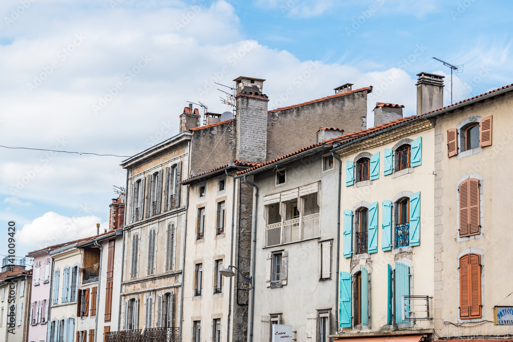 old tenement buildings in southern france