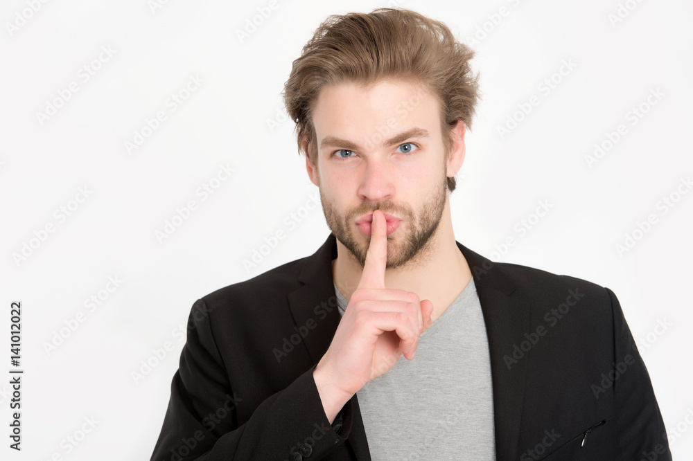 bearded man with stylish beard, moustache isolated on white bearded man with stylish beard, moustache isolated on white