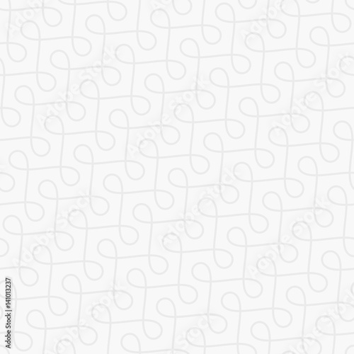 Neutral Seamless Linear Flourish Pattern for Retro Design.