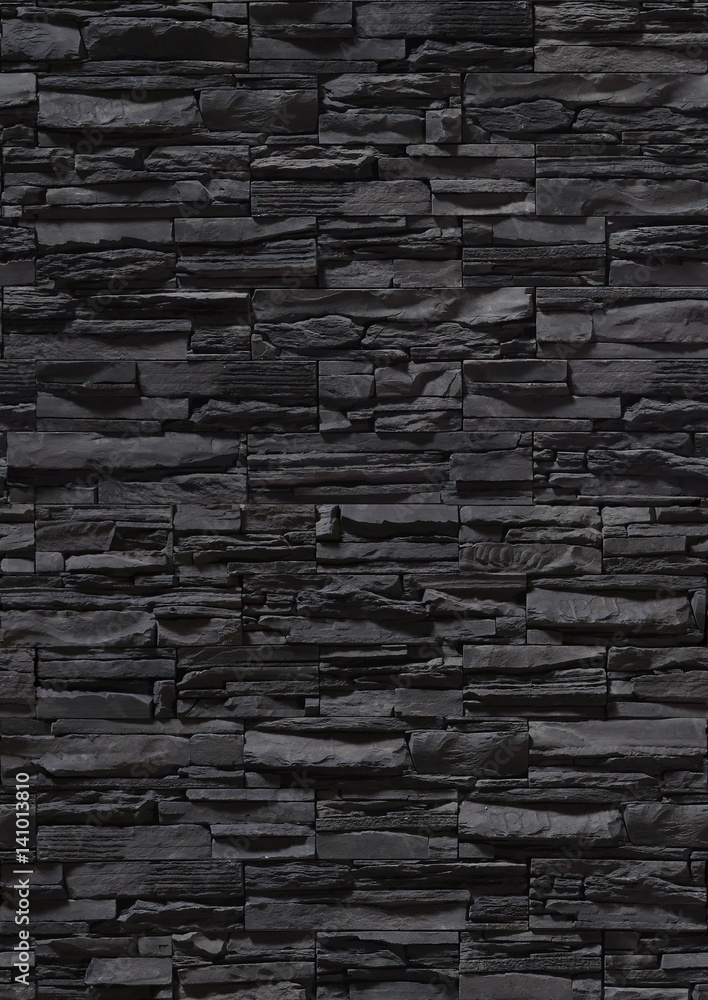 Naklejka premium dark stone abstract wall texture
