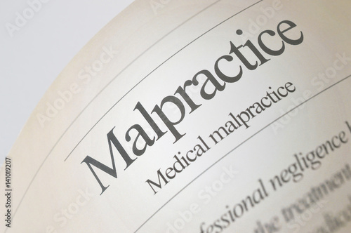 Medical Malpractice (Newspaper Headline) photo