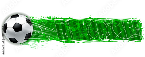 soccer ball field banner