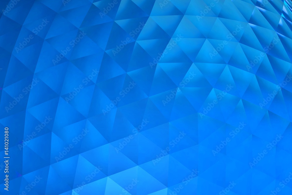Fototapeta premium Abstract modern blue geometrical pattern background. Colorful Polygonal Mosaic Pattern.