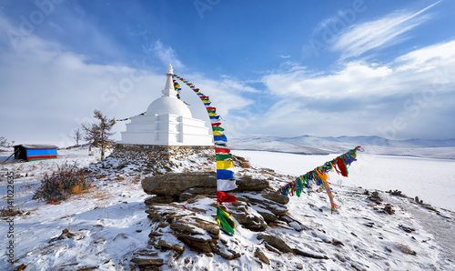 All good Stupa of Great Bliss. Awakening photo