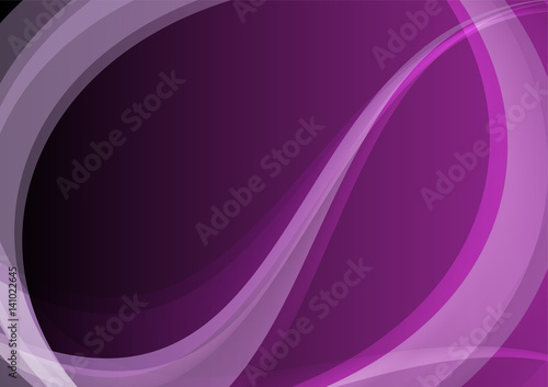 Dark purple abstract waves  bright background