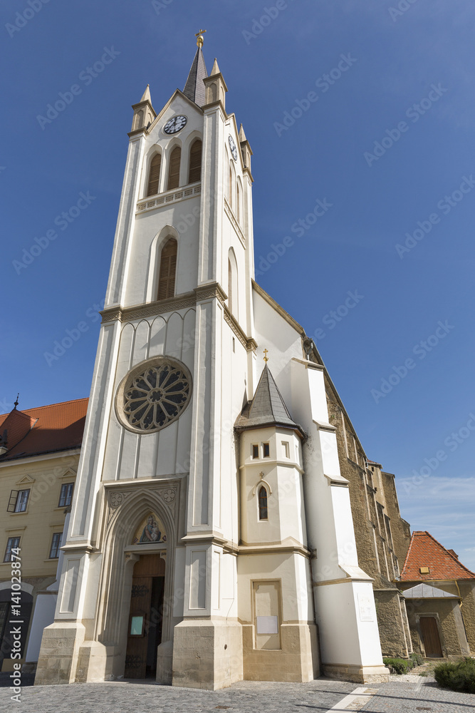 Gothic Franciscan Parish Church in Kezsthely, Hungary. Gothic Franciscan Parish Church in Kezsthely, Hungary.