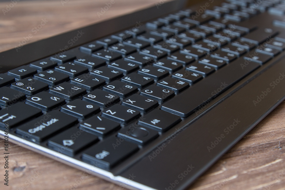 Keyboard of computer close up. Technology, business or education concept Keyboard of computer close up. Technology, business or education concept