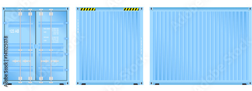 Shipping Blue Container