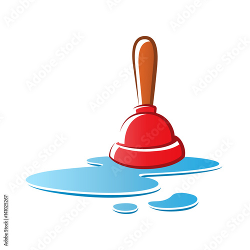 Plunger vector illustration