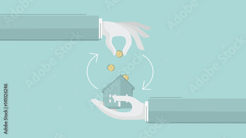 Property investment. Concept business vector