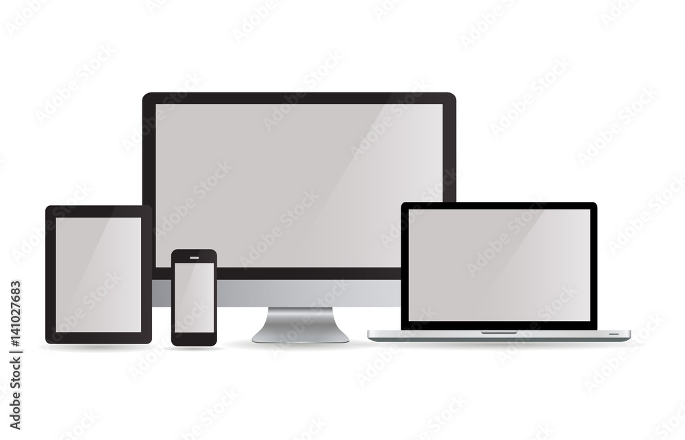 Smartphone / Mobile / PC / Laptop / Tablet / Vektor Smartphone / Mobile / PC / Laptop / Tablet / Vektor