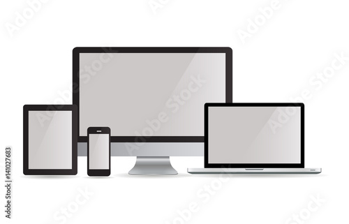 Smartphone / Mobile / PC / Laptop / Tablet / Vektor