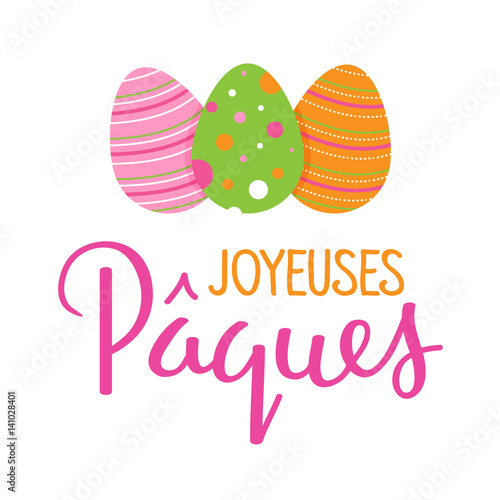 Carte « JOYEUSES PAQUES »